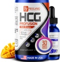 X PROGANIQ Profusion HCG Drops - Advanced Weight Management Formula with African Mango - Hormone Free Drops for Women &amp; Hombre - Made in The USA - HCG Drops for Weight Management - 30 Day Supply