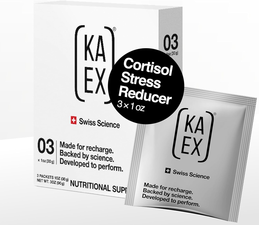 KA EX Recovery Drink Mix ← Clínicamente Provenido al Bajo Cortisol por 36% ← Durmiendo Mejor, Recover Faster &amp; Boost Energy ← Confianza de los Olympians  durable Swiss Science, Vegan