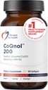Diseños para Salud CoQnol 200mg - CoQ10 Ubiquinol con Bioavailabilidad Superior + Exclusiva Tecnología de Absorción - Doble CoenzymeQ10 Boost con GG - Corazón, Envejecimiento saludable + Soporte Celular (60 Softgels)