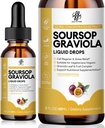 iMATCHME Premium Soursop Graviola for Digestion, Support Healthy Skin &amp; Sleep, Soursop Extract Liquid Drop from Graviola Leaf and Fruit, Sugar/Caffeine/Gluten Free, Passion Fruit Flavor, 2 Fl Oz