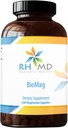 RHMD BioMag - Suplemento Magnesio Chelated 360mg - Mag altamente biodisponible para apoyar energía, salud ósea + recuperación muscular - (240 cápsulas vegetarianas)