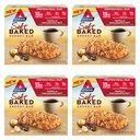 Atkins Vanilla Macadamia Nut Flavored Soft Baked Energy Bars, High in Protein, Low Sugar, High Fiber Snack, Protein Snack, 4 Packs (4 Bares Cada)