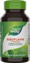 Manera de la naturaleza Riboflavin Vitamina B2, 400 mg por por porción, Pack de 3