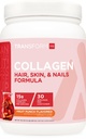 TransformHQ Beauty Collagen (30 Servings) Fruit Punch - Hair, Skin, & Nails Formula