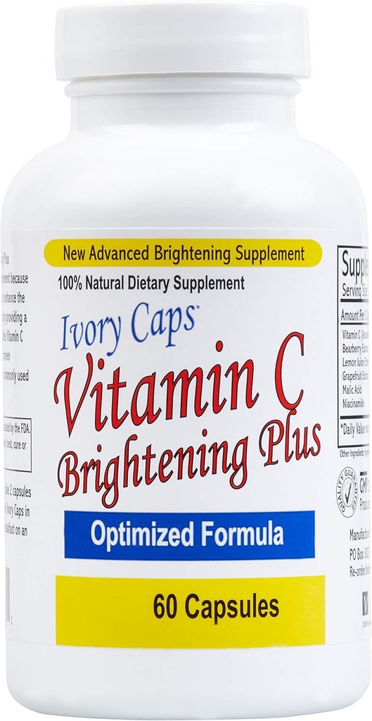 Caps de Marfil Maximum Strength Vitamin C Brightening Plus 60 Caps