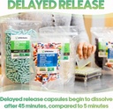 XPRS Nutra Delayed Release Size 1 Empty Capsules - 1000 Count Clear Empty Vegan Capsules - Vegetarian Pills - DIY Vegetable Capsule Filling - Fillable Veggie Gel Caps for Do-It-youself Supplements