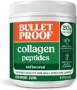 Péptidos de colágeno sin sabor a bala, pólvora con aceite MCT, 14.3 onzas, proteína de colágeno de gran tamaño para la piel, el hueso y el soporte conjunto, aumento de pasto, sin hormonas agregadas