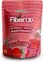 Delicioso, Prebiótico Soluble Fiber Suplemento, Fresa, 48 Servimientos.