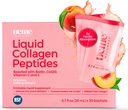 BeMe BeRadiant Líquido de colágeno para el cabello, piel & uñas con absorción más rápida 2X – clínicamente probado – 2500mg Verisol® Hidrolyzed Collagen Suplementos para Mujeres con Biotina, CoQ10 & Vitamina C