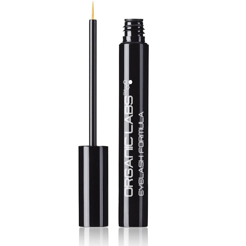 Laboratorios Orgánicos - Eyelash &amp; Eyebrow Growth Serum - Tratamiento Enhancer para Crecer Natural, Lush, pestañas Lavish & Eyebrows - Mejor Cuervo Rápida " Lash Boost for Longer, Fuller Lashes and Thicker Brows