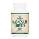 Suplemento de Taurate de Magnesio para Salud Cardiovascular a Niveles de Magnesio Boost (1,500 mg por Serving, 210 cápsulas Vegan) No GMO, Gluten Free, por Suplementos de Madera Doble