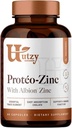 Utzy Naturals Protéo-Zinc ← Albion Chelated Zinc Bisglycinate (TRAACS®) for Immune Health Silencio Made in The USA ← 60 Capsules