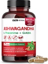 Complejo Ashwagandha con L-Theanine, Turmeric, Rhodiola &amp; St. John’s Wort – Herbal Blend for Daily Wellness – 240 cápsulas