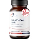 Designs for Health Red Yeast Rice with Tocotrienols + Lycopene - Lipotrienols RYR, 1200mg RYR to Support Cardiovascular Health + Maintenance of Lipid Levels in Normal Range - Vegan (60 Capsules)