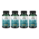 Swanson NAC - N-Acetil Cysteine - Suplemento 600 mg 100 cápsulas (4 paquete)