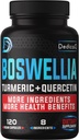 Boswellia Serrata - Turmeric Blended, Quercetin, Citrus, Ginger, White Willow, Alfalfa - Apoyo al cartílago, Inmune &amp; Body Health - 120 Capsules