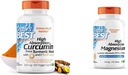 Mejor DrB-00107 Curcumina de alta absorción del doctor de Turmeric Root con Complejo C3 &amp; BioPerine 500mg &amp; alta absorción Magnesium Glycinate Lysinate, 100% Chelated, Non-GMO, Vegan, Gluten