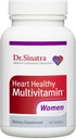 Dr. Sinatra Heart Healthy Multivitamin for Women with Vitamin D 1000 IU, A, B12, C, E, Biotin, Folate y Zinc, 90 Tablets (30-Day Supply)