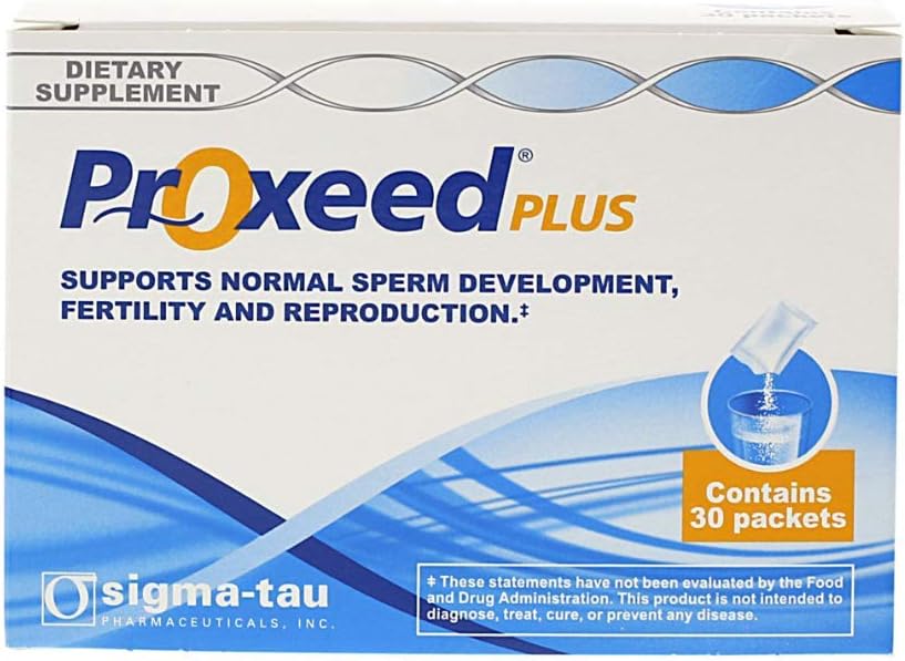 Proxeed Plus Male Fertility Suplemento, Male Enhancing Supplement, Fertility Support, 150 Servings, 5 Boxes