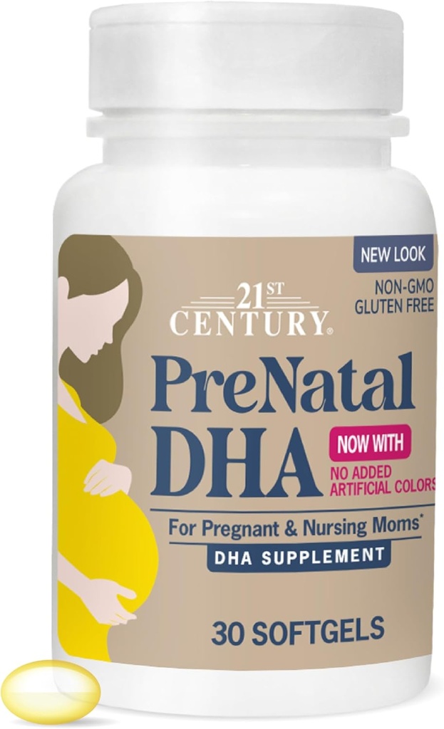 21th Century PreNatal DHA Softgels, 30 Conde