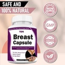 Generic Breast Enlargement Supplement - Estrogen Enhancer - Increases Natural Curves - 60 Counts