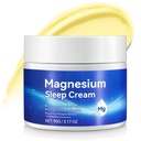 Crema de Magnesio Premium Genérico para el sueño 3.17 Oz, Crema de Magnesio Tópico - Seguro y Fácil de Absorb, Secado rápido sin residuos, suave a la piel, azul