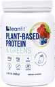 LeanFit Proteína de base vegetal " Verdes, Berry natural, 20g Proteína, 19 Serviciones, 1.25 libras