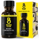 Beard Club - Beard Growth Serum con Castor Natural, Coco y Avocado para crecer un Thicker, barba más completa, Llenar en parches y estimular el crecimiento del pelo facial saludable