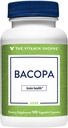 La vitamina Shoppe Bacopa 500MG (Bacopa Monnieri), Ingrediente estudiado clínicamente, Suplemento Herbal de Apoyo al Cerebro, una vez al día (100 cápsulas)
