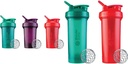 BlenderBottle Classic V2 20-Ounce Shaker Bottle, 3-Pack: Rojo, Verde y Plum &amp; Classic V2 Shaker Bottle Perfect for Protein Shakes and Pre Workout, 28-Ounce (2 Pack), Rojo, Verde