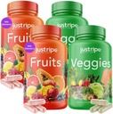Suplemento de frutas y verduras - 90 Frutas y 90 cápsulas vegetales - 100% Superalimentos naturales enteros - llenos de vitaminas y minerales - soporta niveles de energía (2 Pack)