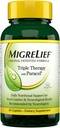 MigreLief Original Triple Terapia con Puracol - Soporte nutricional para Sufridores Migranos - 60 Caplets/1 Mes