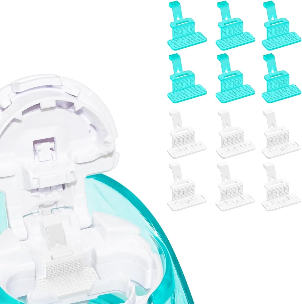 FireAnt Silicone Salt Pads Rellena Compatible con Navage Nasal Care, Reutilizable Saline Pods Accesorios de sustitución, Fácil operación (12 Pack - Blanco 6 + Azul 6)