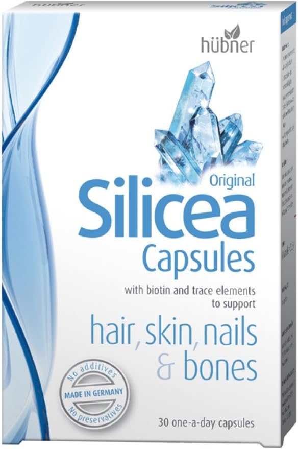 Hubner Silicea pelo, piel, huesos y uñas capsules paquete de 30