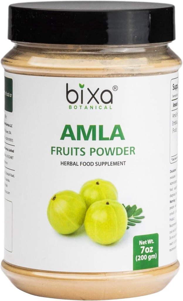 bixa BOTANICAL ← Amalaki Amla Berries Powder ¦ Indian Gooseberry ← Rich in Natural Vitamin C ← Non GMO Silencio Gluten Free ← No Preservatives