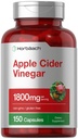Horbäach Apple Cider Vinegar Capsules  1800mg ← 150 Píldoras Silencio no GMO, Gluten suplemento gratis