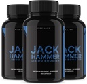 rize labs - Jack Hammer Libido Booster Suplemento para Hombres, Powerful All Natural Formula to Improve Performance (180 capsules)
