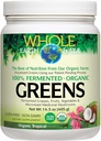 Total de la Tierra &amp; Mar de Factores Naturales, Verdes Fermentados Orgánicos, Suplemento Alimentario completo Vegano, Tropical, 14.3 Oz