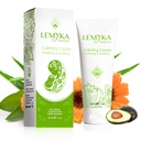 Natural Eczema Cream, Itch Relief for Atopic dermatitis, Soothing & Intensively Moisturizing, Dry cracked Skin Balm, Anti Itch Ointment, 10X Organic aloe vera, ceramides, LEMYKA, 2OZ