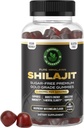 30,000 MG Puro Shilajit orgánico Gummies para Hombres &amp; Mujeres, Suplemento Shilajit Libre de Azúcar, 85+ Minerales Trace " Ácido Fulvico - Mejorar el Ácido Congitivo " , Inmunidad y Energía, 60 Gummies.