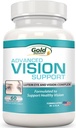 Soporte de visión avanzada - Lutein Eye & Vision Complex with Lutein, Bilberry, Zinc, Grapeseed & Essential Vitamins - All Natural Retina Capsules for Eye Health - Made in USA