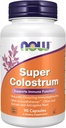NOW Foods Supplements, Super Colostrum 500 mg, Naturally occurring Immunoglobulins with ImmunEnhancer™, Olive Leaf Extract and Astragalus Root, 90 Veg Capsules