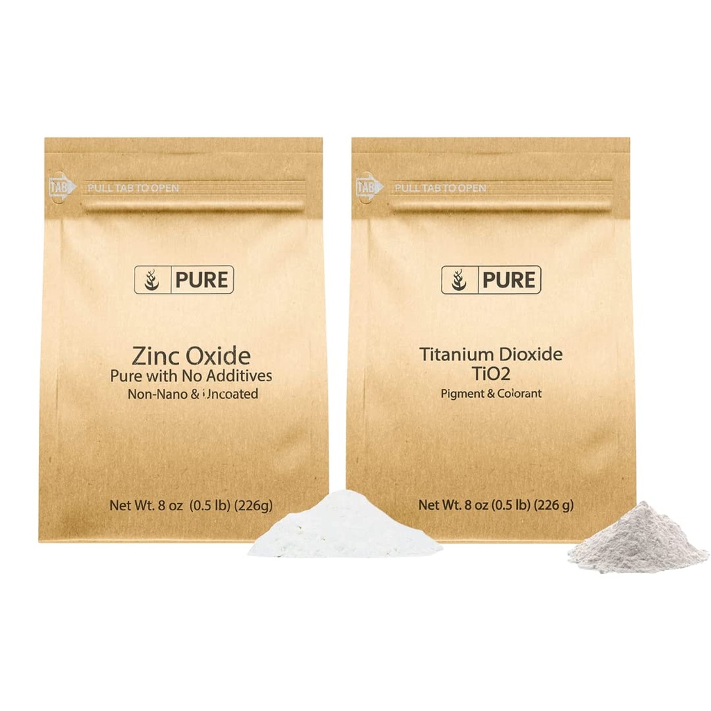 Pure Original Ingredientes Sunscreen Bundle, (8 oz) Zinc Oxide, Titanium Dioxide, Skin Safe, Sun Protectant