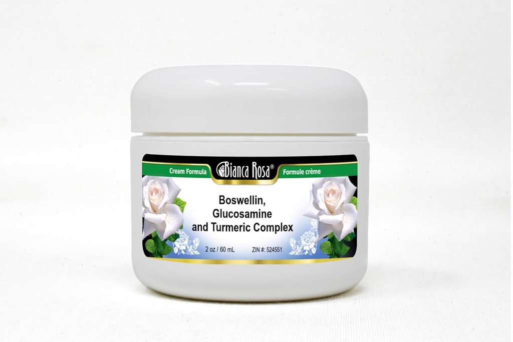 Bianca Rosa Boswellin, Glucosamine y Turmeric Complex Cream (2 oz, ZIN: 524551) - 3 Pack