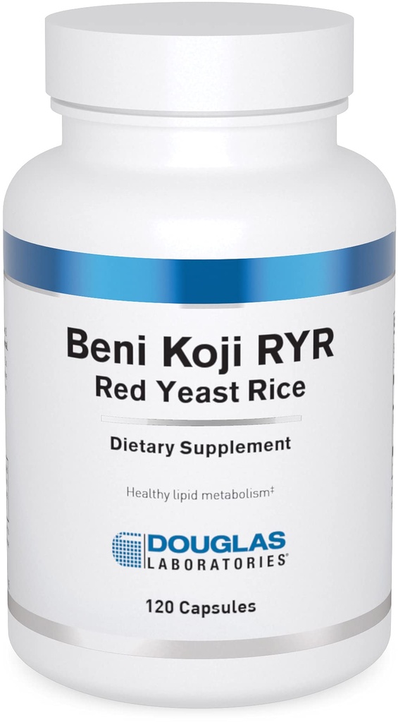 Douglas Laboratories Beni Koji Red Yeast Rice | Fermented Red Rice to Support Healthy Blood Lipid Metabolism* | 120 Capsules