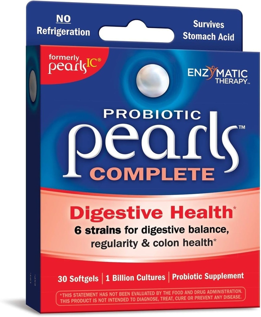 Perlas de terapia enzimática IC Probióticos de cuidados intensivos, cápsulas 30 ea (Pack of 2)