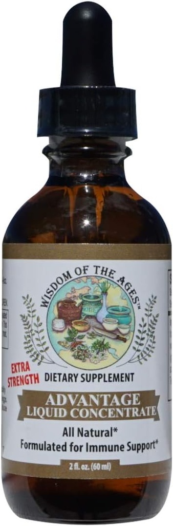 Ventajas Concentración Líquida Soporte natural con el poder del extracto de semilla de pomelo, té verde y té de jazmín (2 fl oz)