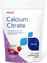 Cita de calcio GNC 500 mg de cerdas suaves, forma altamente absorbible de calcio, bayas &amp; crema, 30 cuenta