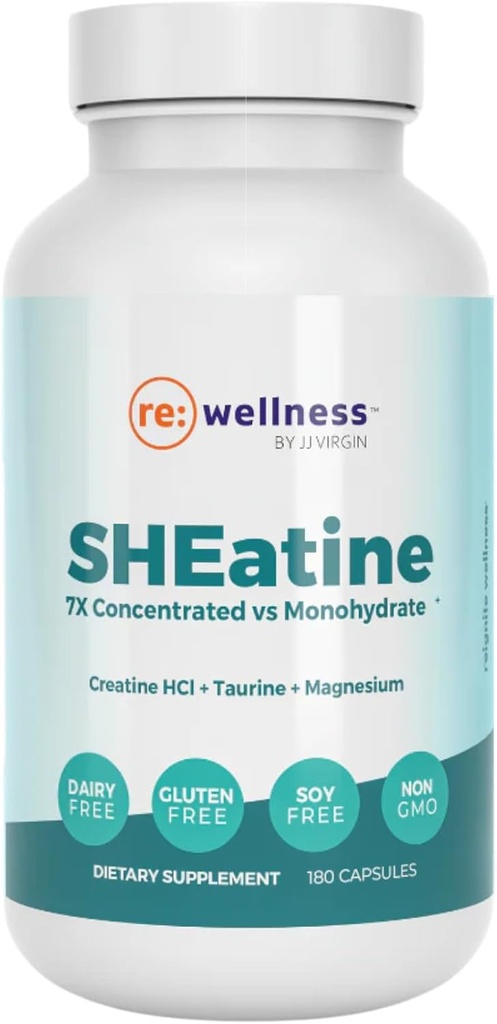 Reignite Wellness by JJ Virgin ← SHEatine ← Creatine HCL, Taurine &amp; Magnesium Glycinate ← 180 Capsules