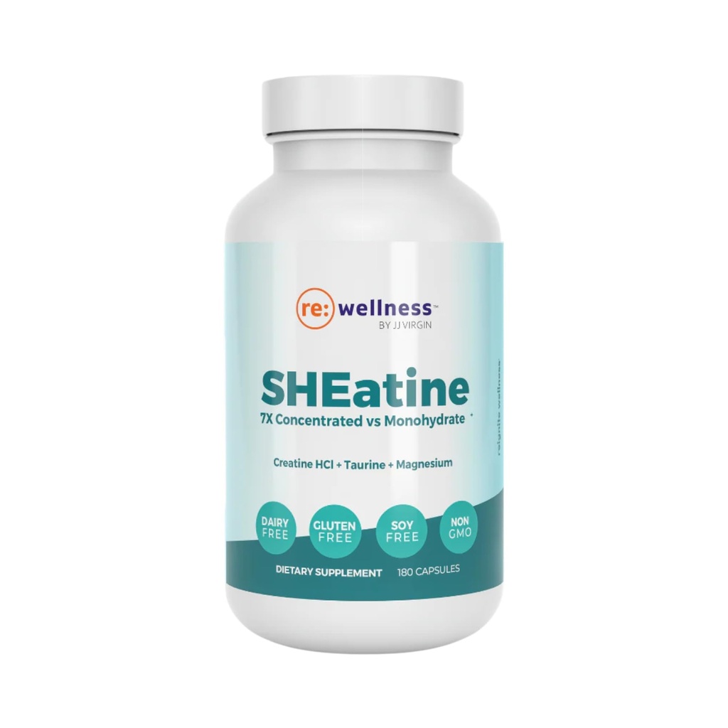 Reignite Wellness by JJ Virgin ← SHEatine ← Creatine HCL, Taurine &amp; Magnesium Glycinate ← 180 Capsules